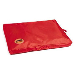 Slumber Pet ZW3422 36 83 36 x 23 in. Toughstructable Dog Bed&#44; Red - Medium